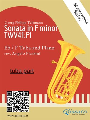 cover image of (tuba part) Sonata in F minor--Eb/F Tuba and Piano